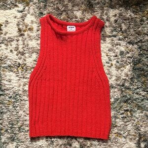 Cotton On Red Sleeveless Knit Top